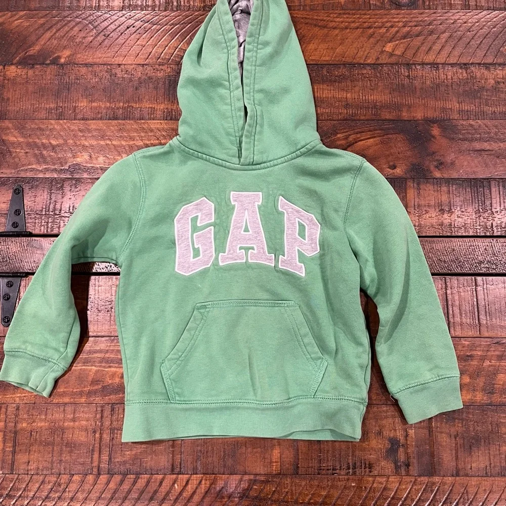 GAP Kids Green Hoodie with Logo - Picture 1 of 2